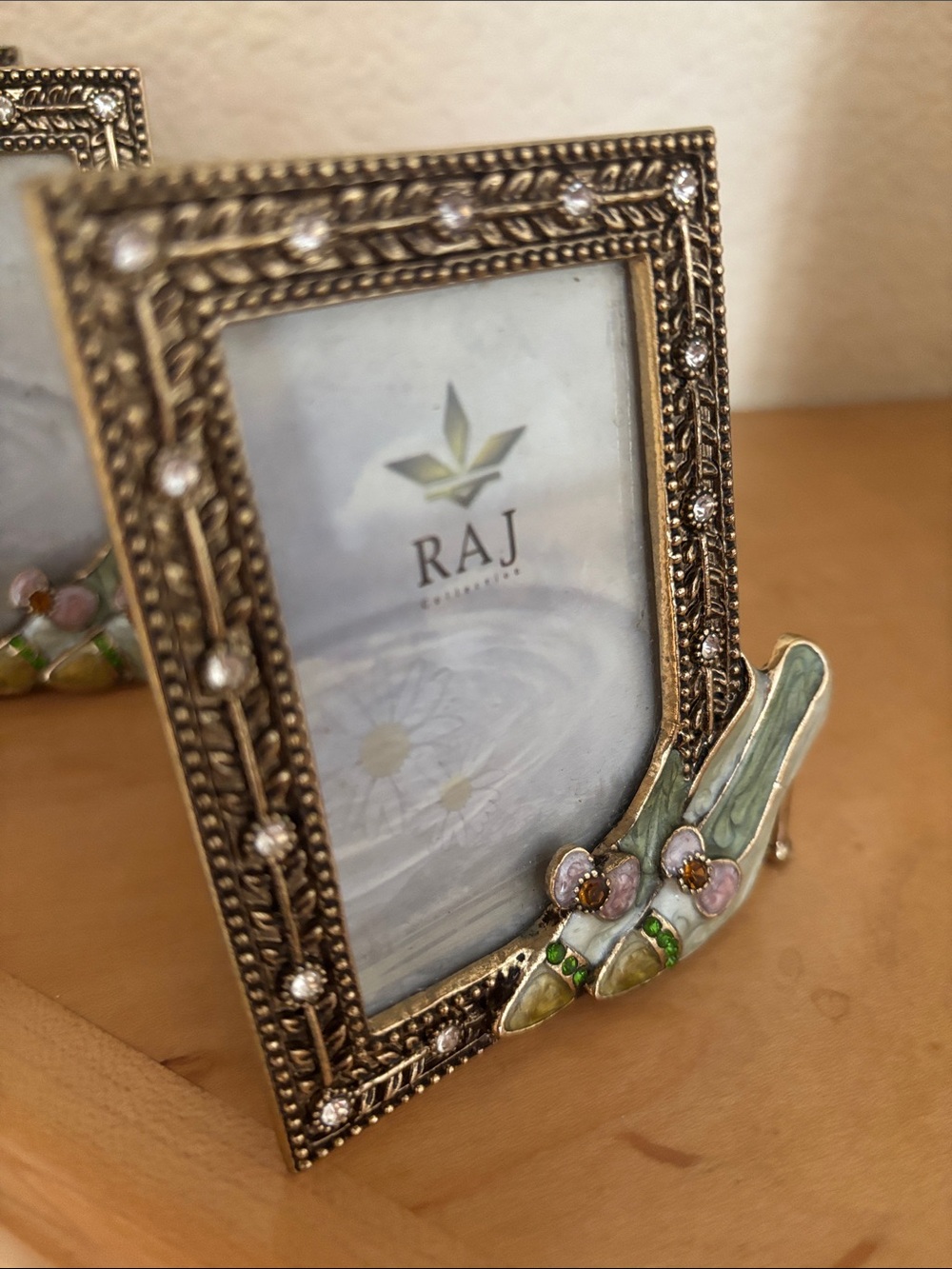 SET OF 3 Photo frames,  Jeweled, with High-Heels decorations 👠👠👠